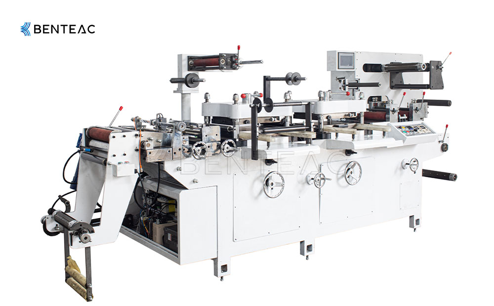 Adjustment of the pressure of the flat indentation cutting machine