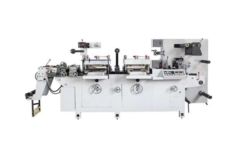 Double Unit label die cutting and hot Stamping Machine